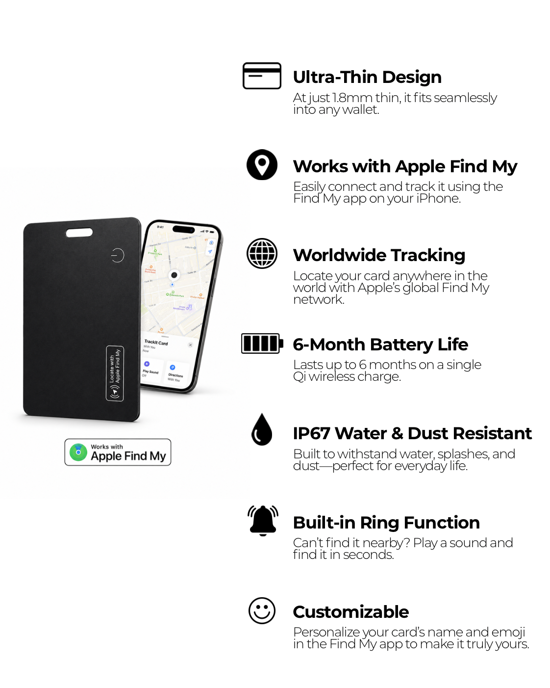 TrackIt™ Card Tracker